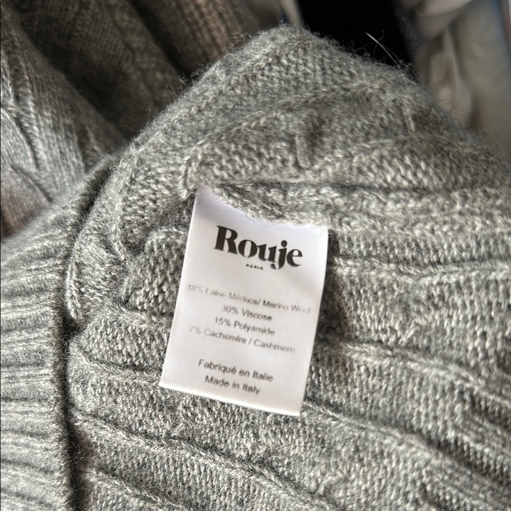 Rouje Women's Gray Enis Sweater - Picture 3 of 11